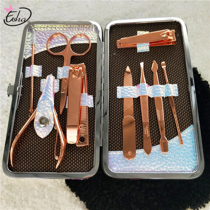 Multi-Function Manicure Pedicure Set Nail File Wholesale Makeup Brushes Mini Manicure Set