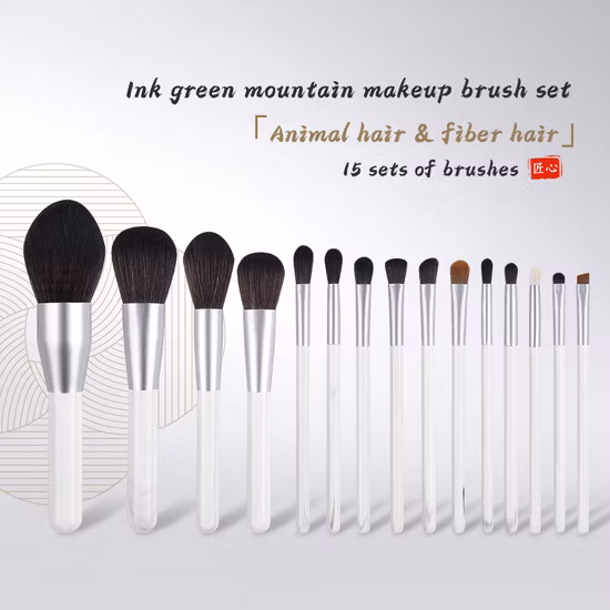 Beautichen Private Label Synthetic Hair Makeup Brushes 12 Pieces Pink Blush Powder Foundation Makeup Brushes Set