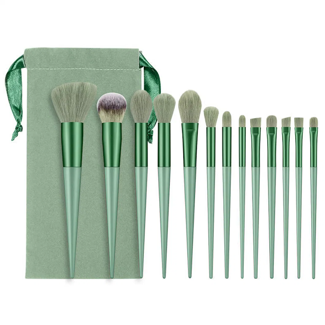 Makeup Brush Complete Set of 13 Travel Brushes Portable Blush Brush