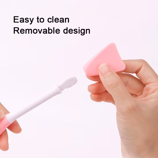 Massageador facial à prova d'água, dispositivo elétrico de limpeza facial de silicone, máscara facial, escova de limpeza com função de aquecimento