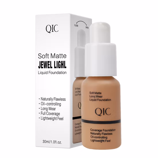 Pincel de base Kabuki Brochas De Maquillaje Pincel de maquiagem de topo plano para líquidos e cremes