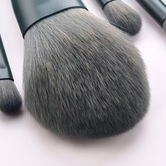 11PCS Conjunto de pincéis de maquiagem para cabelo macio portátil Conjunto de pincéis de maquiagem Ferramentas de beleza Kit de maquiagem